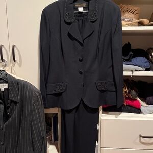Dressy black pantsuit